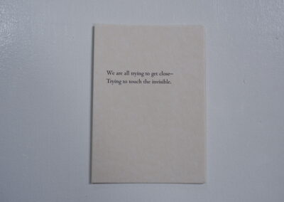 Letterpress — Alchemy poetry piece