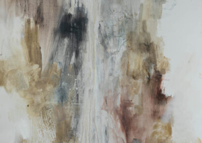 Origin, 150cm x 120cm, oil, pigment, acrylic binder and marble dust on canvas