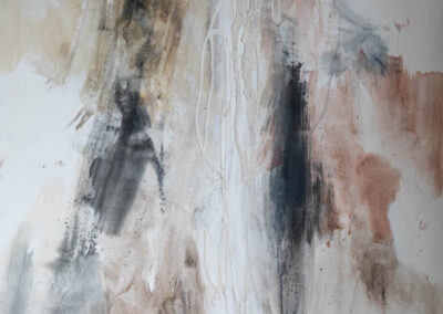 Genesis, 150cm x 120cm, oil, pigment, acrylic binder and marble dust on canvas