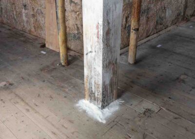 Salt Rock, 90cm x 25cm x 25cm, pigment, acrylic binder and marble dust on canvas