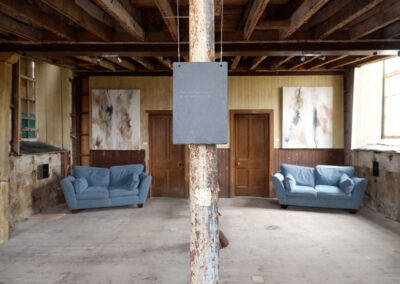 Origin, 150cm x 120cm, oil, pigment, acrylic binder and marble dust on canvas