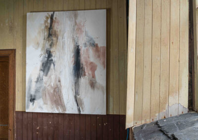 Genesis, 150cm x 120cm, oil, pigment, acrylic binder and marble dust on canvas