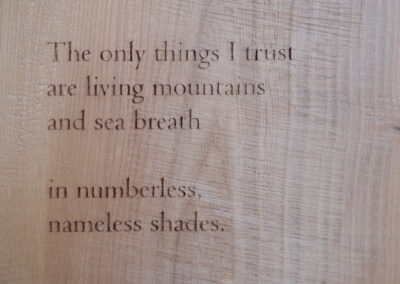 Wood — Alchemy poetry piece